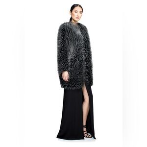 Tadashi Shoji “Whitney” Faux Fur Jacket – NWT – Size Small